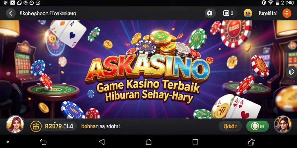 Tampilan seru gameplay kasino di ASKASINO.