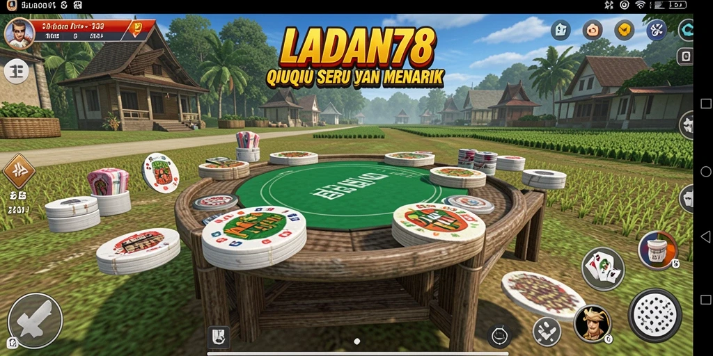 Screenshot utama menunjukkan gameplay QiuQiu yang seru.