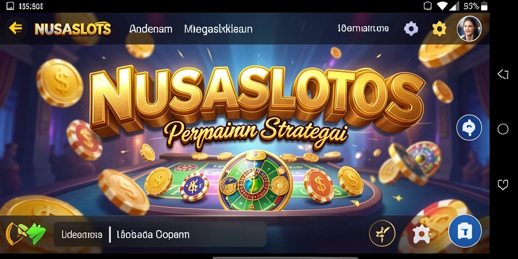Tampilan gameplay NUSASLOTS yang menarik dan strategis.
