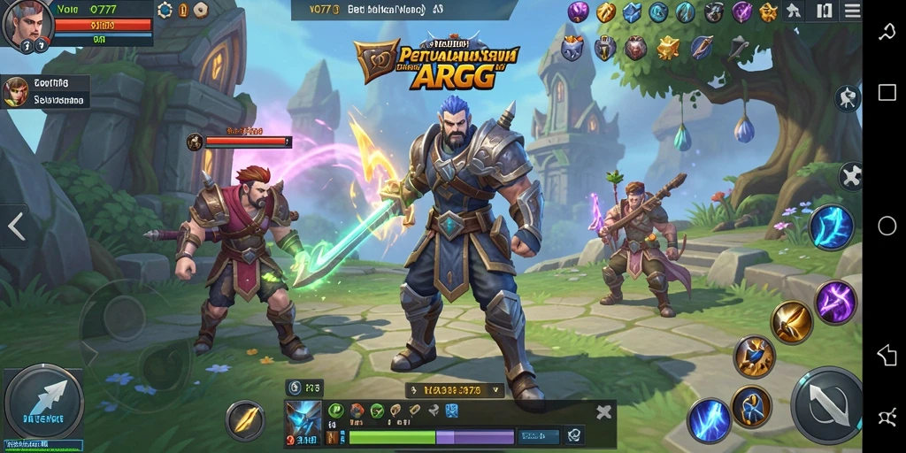 Tampilan dinamis dan menarik dari gameplay ARPG VO777.